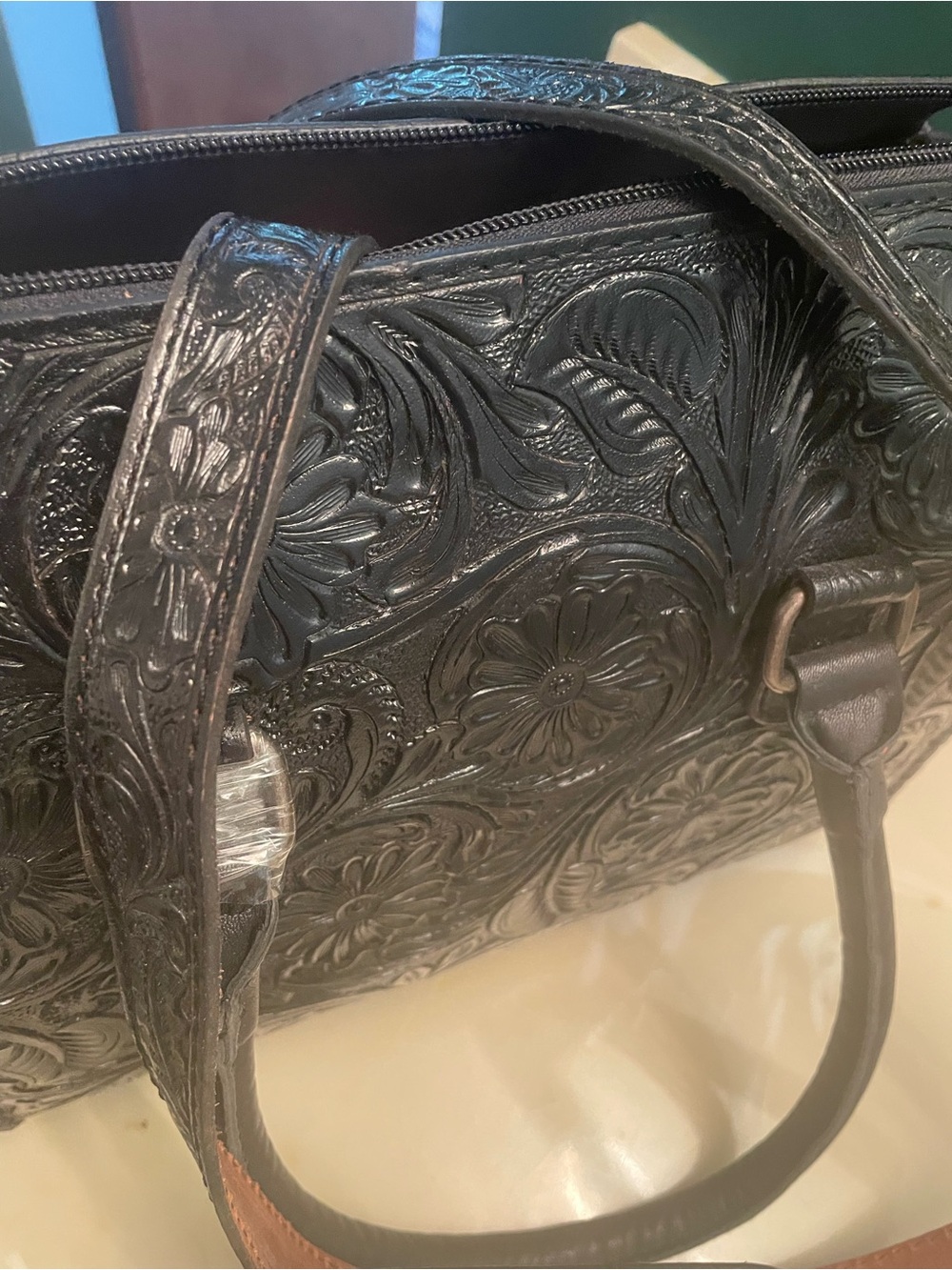 Duck Leather Tote Handbag